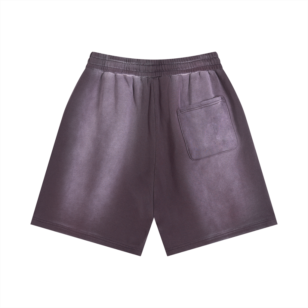 Distressed Star Point Shorts